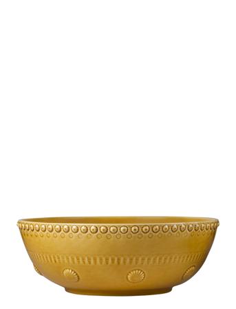 Daisy Saladsbowl 23 Cm Home Tableware Bowls Salad Bowls Gul PotteryJo