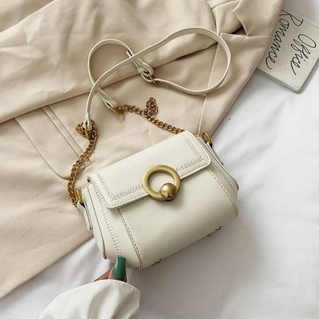 Mordely Damväska underarmsväska VIT white