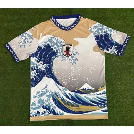 Japan Jersey Men 22-23 Hjem Spesialutgave Samurai Sakura Comic Fotballskjorte 10 L