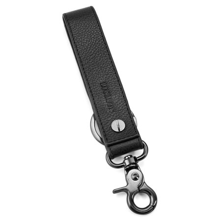 Porte-clés en cuir noir Lief pour hommes - Cadeaux "Juste pour le plaisir" - pour Hommes - Lucleon