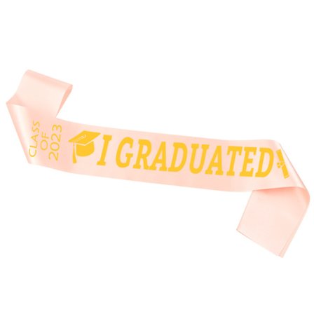 Mordely 03 Graduation Sash Graduated Satin