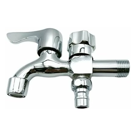 Udendørs vandhane, dobbelt udløb vandhane, dobbelt udløb havevandhane, messing udløb vandhane, dobbelt udløb 1/2 interface