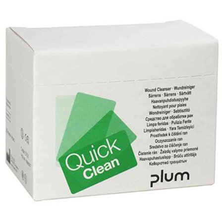 Plum QuickClean Sårserviett 20 stk, Førstehjelp