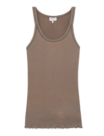 Rosemunde | Rwbelle Silk U-Neck Strap Elastic T | S