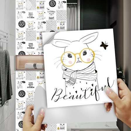 Flise klistermærker til badeværelse og køkken 10 stk 4