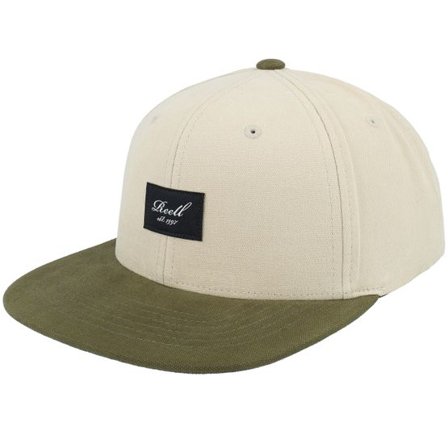 Reell - Beige snapback Keps - Pitchout Cap Beige/Olive Snapback @ Hatstore