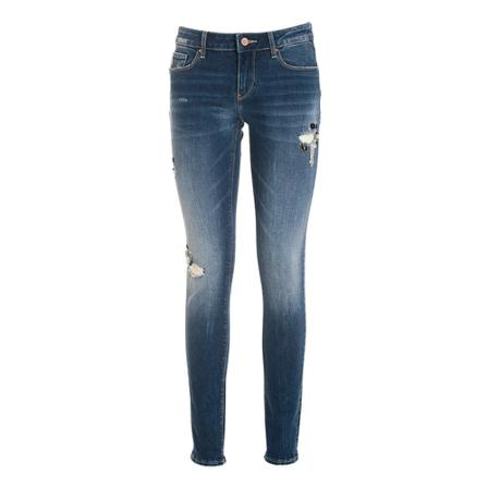 Fracomina, Skinny Jeans Blauw, Dames, Maat:W28