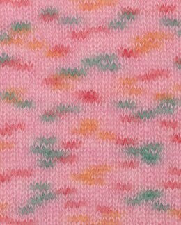 Garn Bella Color Rosa/grün multi