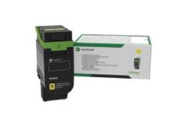 LEXMARK gul - original - tonerpatron - LCCP, LRP
