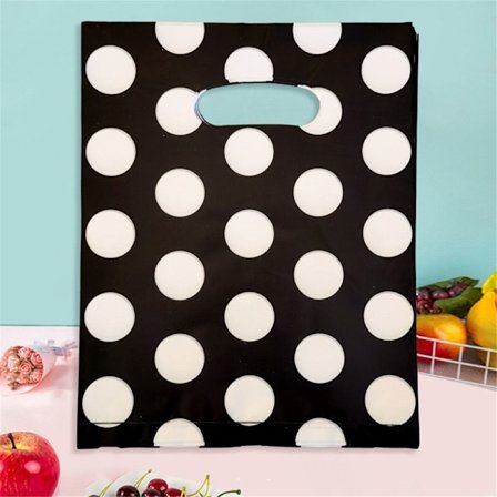 100 st printed plastpåsar Presentförpackning 1 1 1