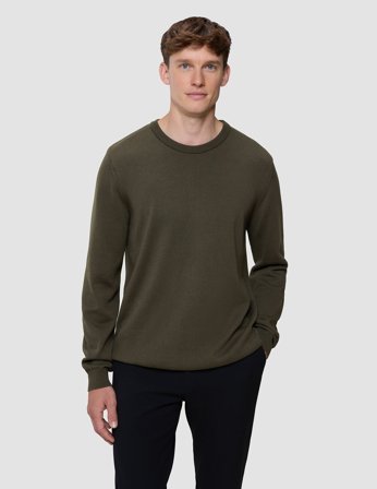 Shaping New Tomorrow - Everyday Knit Crewneck - Nightfall Green - Herr - Storlek XXXL