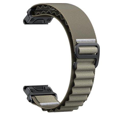22mm 26mm Nylon Quick Fit Armband kompatibel med Garmin Fenix 7X 7 Pro Fenix 6X 6 5X 5Plus Tactix 7 kompatibla Forerunner 965 955 Enduro 2 Loop Band