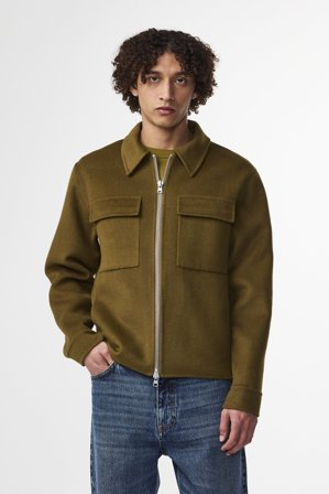 NN.07 Alban 8447 Jacke Herren Grün Certified Wool