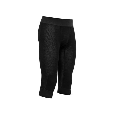 Devold Men's Wool Mesh 3/4 Long Johns Men base layer trousers Black XXL