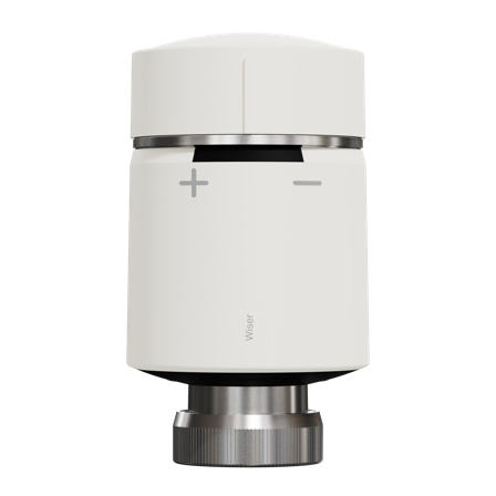 Schneider Electric Wiser CCTFR6100Z3 Radiatortermostat för vattenburen värme, Värme