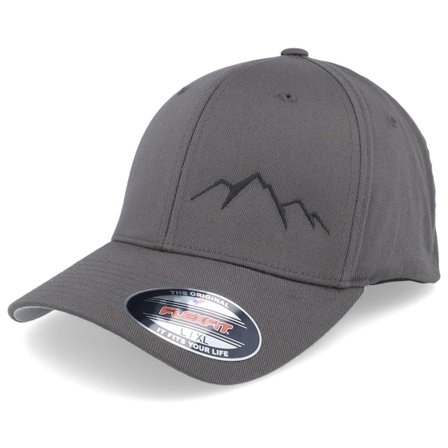 Wild Spirit - Grey - flexfit - Cap - Small Mountain Black/Dark Grey Flexfit - Hatstore