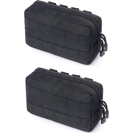 2 kpl Sotilas Taktiset EDC Laukku Molle Vyöpussi Monitoiminen H