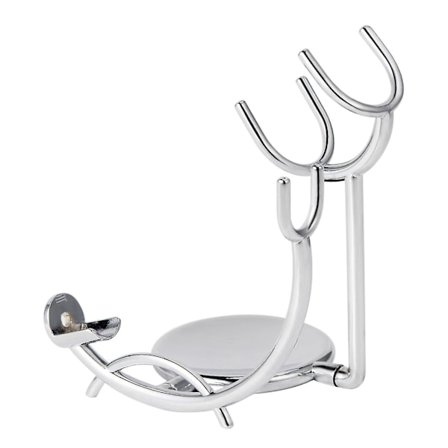 Stativ til barberkniv og -børste, sikkerhedsbarberkniv- og børsteholder