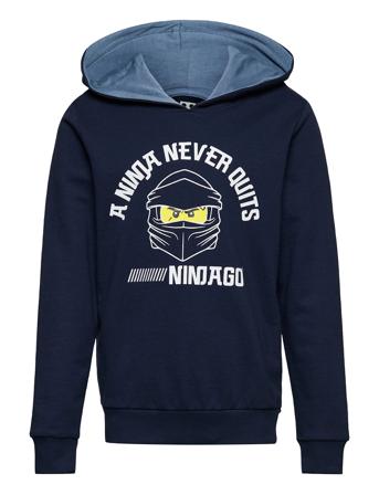 M12010373 - Sweatshirt W Hood Huppari Musta Lego Wear