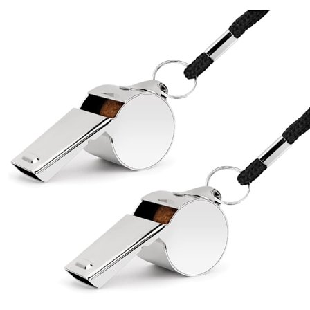 Metal Dommer, Træner Fløjte - Rustfrit Stål - Ekstra Høj Fløjte