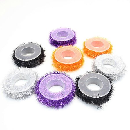 1 Rulle Färgade Stänger Böjbar Lätt att Bära Färgglad Trådgirlang Glitter Festlig Hem Halloween Juldekoration Qinghai