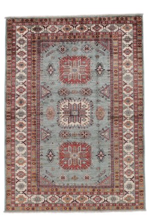 Hand Knotted Kazak Ariana Rug 172X241 Brown/Dark Red
