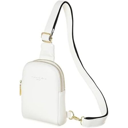 IC Små Crossbody Slingväskor för Kvinnor Vegansk Läder Mobilväska Fanny Packs för Kvinnor Män