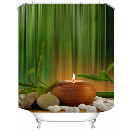 Yogaljus Duschdraperi, med 12 st Plastkrokar