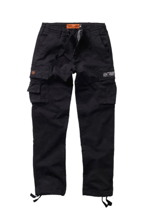 Kalhoty West Coast Choppers M65 Vojensky Vintážní Černá M