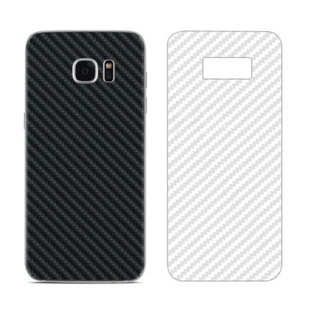 Samsung Galaxy S7 -hiilikuitu ihon suojaava muovi selkä läpinäkyvä