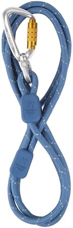 Woolly Wolf Rope Leash Thin 8 mm Pigeon Blue