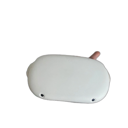 VR-headset i vitt med justerbart band