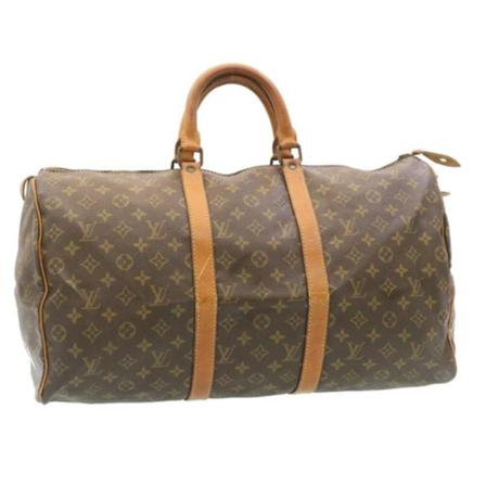 Louis Vuitton Vintage, Pre-owned Keepall 50 bag Bruin, Dames, Maat:ONE Size