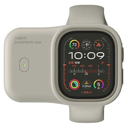 För Apple Watch Ultra 49mm/Ultra 2 49mm Magnetisk Trådlös Laddare Mini Power Bank (FMY)
