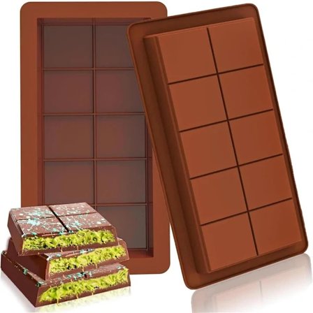 【PP】2-pack chokladformar, silikonform för choklad A