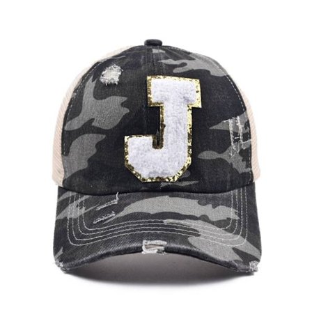 Utomhus Camouflage Baseball Kepsar Alfabet Cap bokstav Hat
