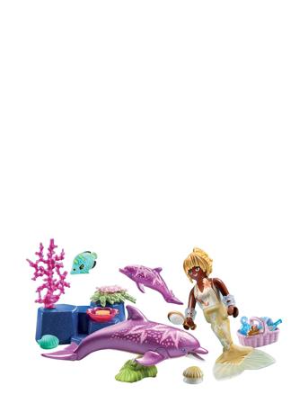 Playmobil Princess Magic Havfrue Med Delfiner - 71501 PLAYMOBIL Multi/patterned