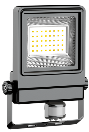 Rutab PraeClara 7590150 Lyskaster med bevegelsessensor, LED, 30 W, Belysning