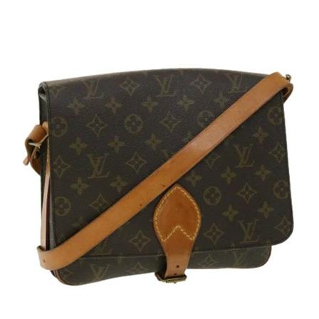Louis Vuitton Vintage, Pre-owned Canvas louis-vuitton-bags Bruin, Dames, Maat:ONE Size