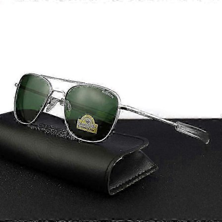 Top Army Randolph Re Solglasögon Glas Män Designer Solglasögon Körning