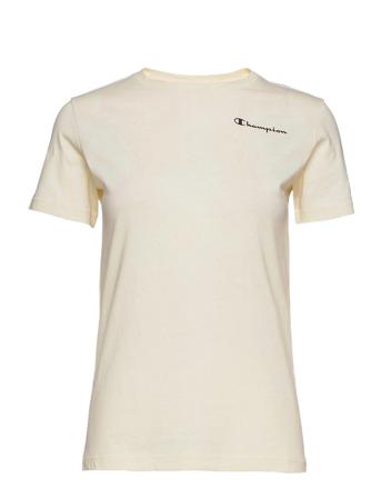 Crewneck T-Shirt T-shirt Top Creme Champion
