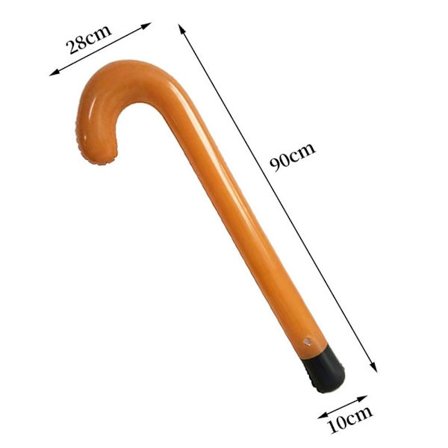 Jul uppblåsbara kryckkäppsballonger STIL 6 STIL 6