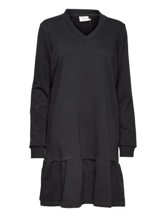 Kabess Sweat Dress Lyhyt Mekko Musta Kaffe