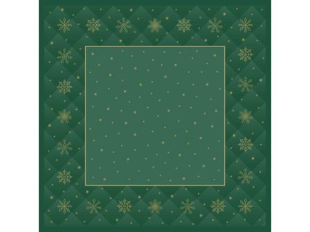 Duni Snibbduk Rhombus 84x84cm grön - Lyreco - Kök och servering > Servetter och dukar > Snibbdukar