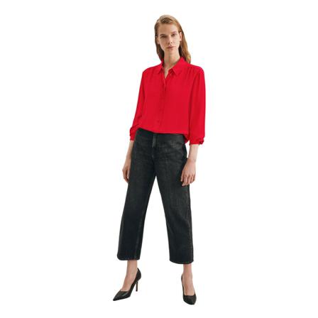 Seidensticker Shirt , Rood , Dames , Maat: 2XL