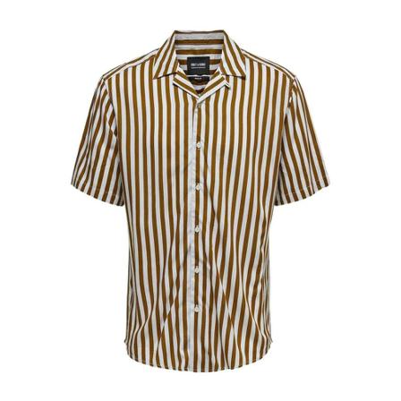 Only & Sons, Shirt Bruin, Heren, Maat:M