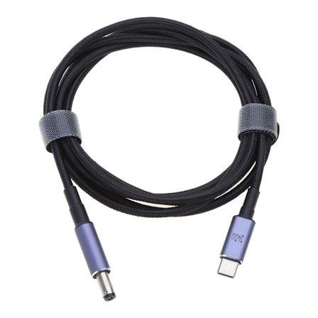 140W PD USB Type C han-indgang til 5.5x2.1mm 5.5x2.5mm opladerkabel til bærbar computer