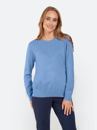 SIGNATURE - Strik - Lys Blå