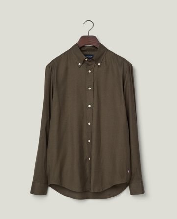 Lexington Casual Flanell B.D. Hemd, Grün