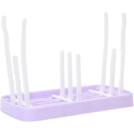 Tørkestativ for babyflasker, sammenleggbart og bærbart stativ for babyflasker og smokker | Lett å rengjøre - Baby